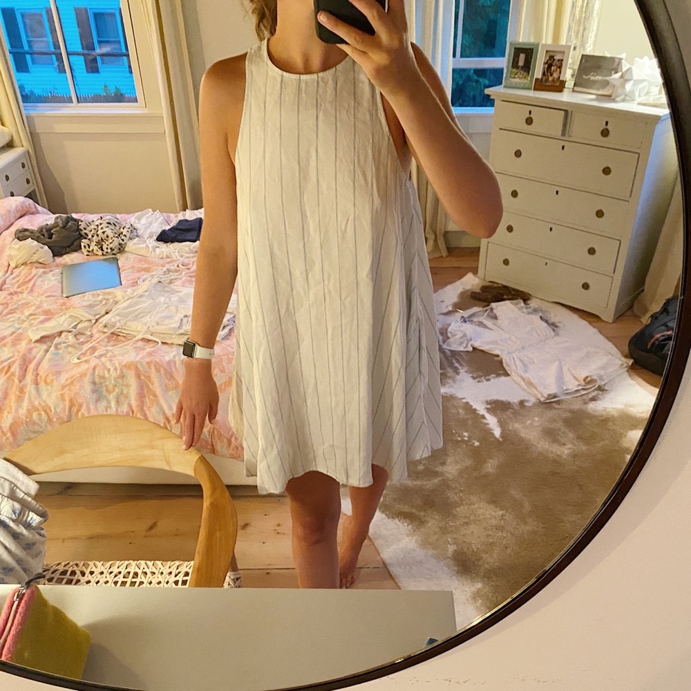 Rails stripes dress